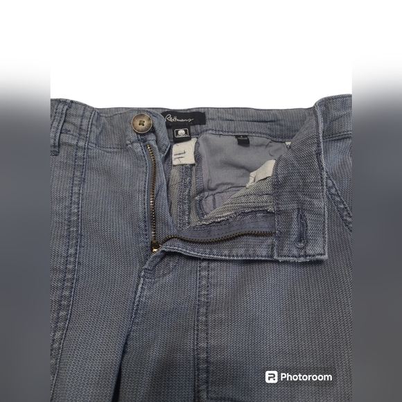 💲2️⃣ REITMANS Slate Blue Cotton/Lyocell Tapered High-Rise Utility Pant Size 2 - Picture 8 of 11